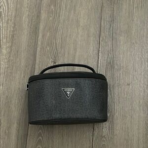 Guess Black Toiletry Bag Sleek Minimalist Design
